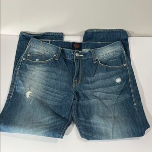 Rock & Republic Straight Fit Jeans Blue Wash 36W/32L